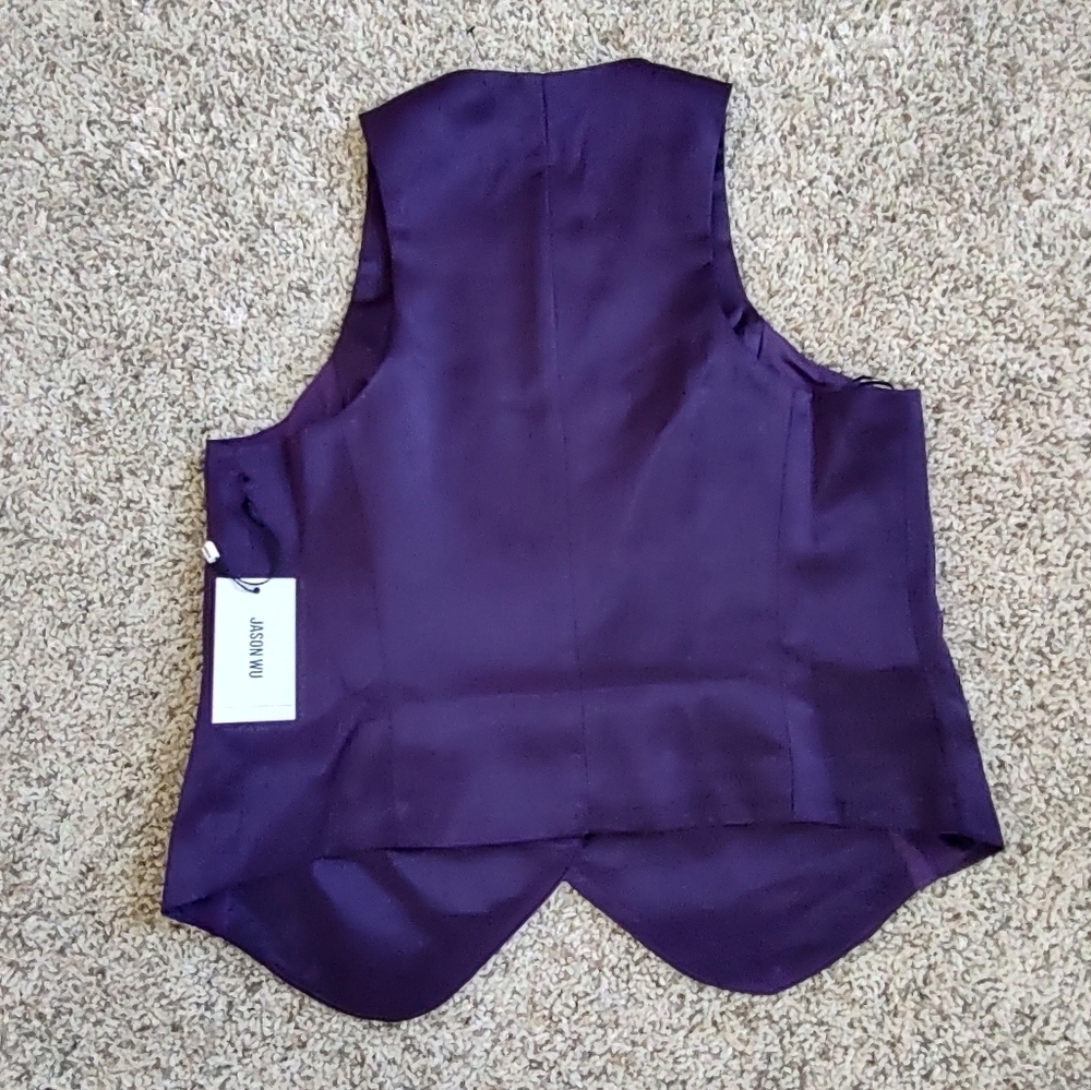 Jason Wu set vest & pants. Size 6. Purple 💜 - Picture 7 of 9